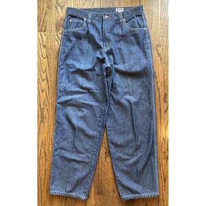Vintage Iceberg Jeans Y2K Mens 38x30 Carpenter Baggy Denim Streetwear Hip Hop